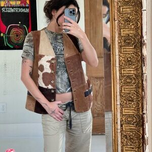 True Vintage Express Patchwork Vest